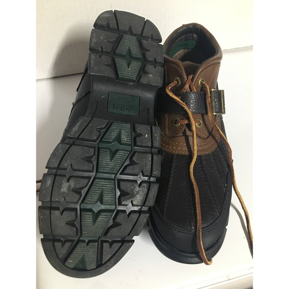 Polo Ralph Lauren Dover II Leather Duck Boots Size 11.5 main image 3